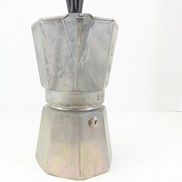 Bialetti Moka Express Single Cup Stovetop Aluminum Coffee Maker Made in Italy - Picture 3 of 13